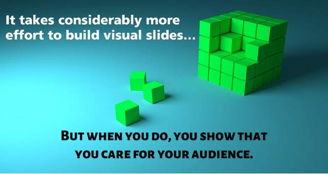 Visual Slide Design Shows You Care