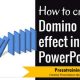 PowerPoint Graphic Design Ideas 3 – Domino Effect