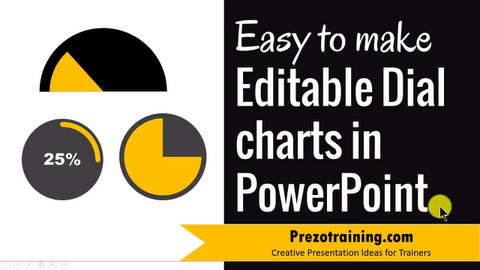 How to create Editable Dial Charts in PowerPoint