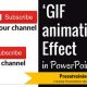 GIF Animation effect in PowerPoint